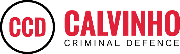 Calvinho Criminal Defence logo in black and red